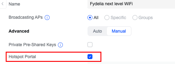 Unifios UniFiOS captive portal splash page setup | Help Centre | Fydelia