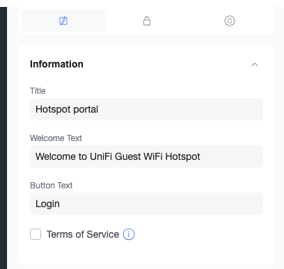 Unifios UniFiOS captive portal splash page setup | Help Centre | Fydelia